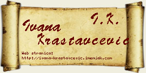 Ivana Krastavčević vizit kartica